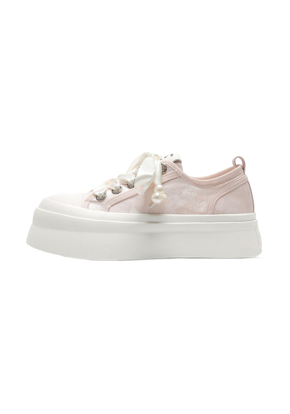 C.BANNER丨Daisy Mesh Platform White Sneakers - PSYLOS 1, C.BANNER丨Daisy Mesh Platform White Sneakers, Chunky Sneakers, C.BANNER, PSYLOS 1